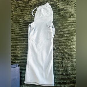 Skims Cotton Fleece Oversized Cargo Pant